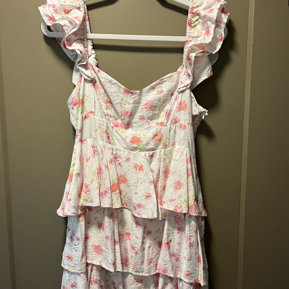 Floral Ruffle Dress
